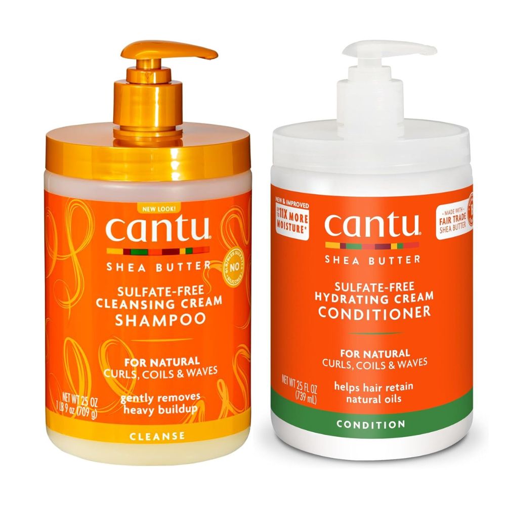Cantu Sulfate-free Cleansing Cream Shampoo & Hydrating Cream Conditioner