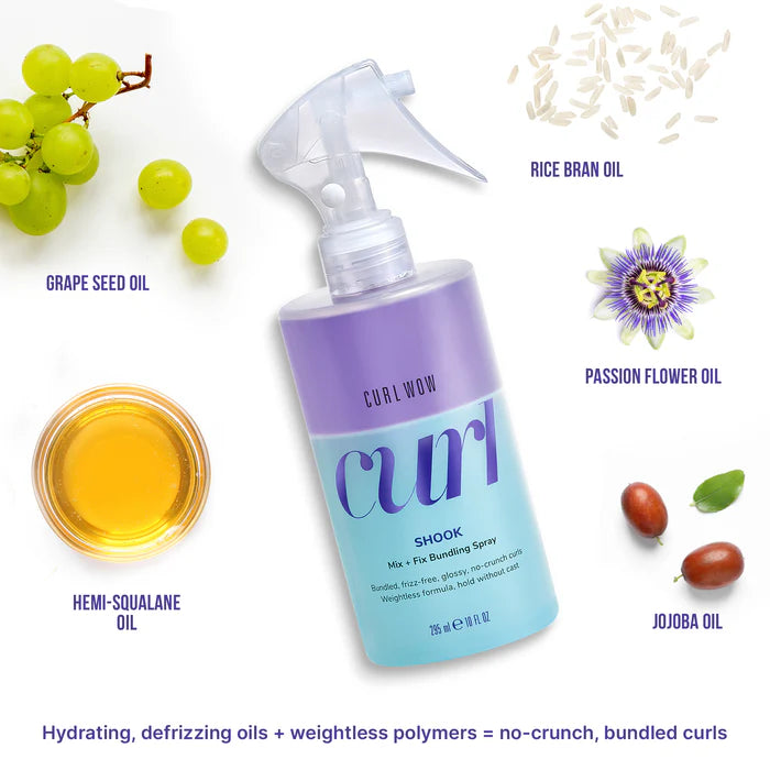 Color Wow Shook Mix + Fix Bundling Spray for Curly Hair