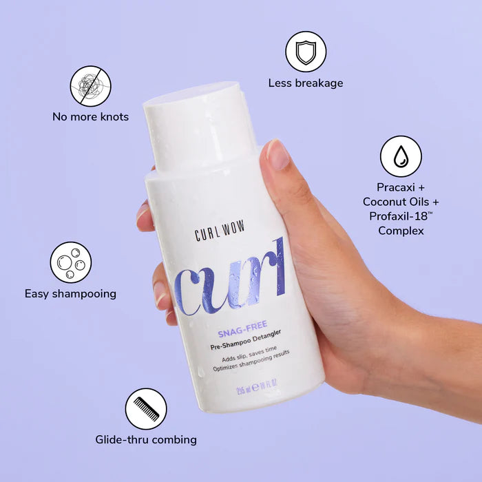 Color Wow Snag-Free Pre-Shampoo Detangler For Curly Hair