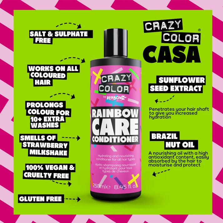 Crazy Color Rainbow Pink Shampoo