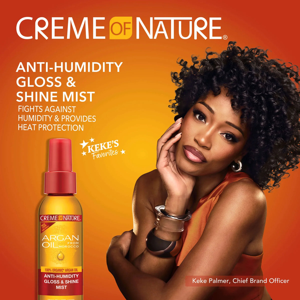 Creme Of Nature Argan Oil Anti-Humidity Gloss & Shine Mist