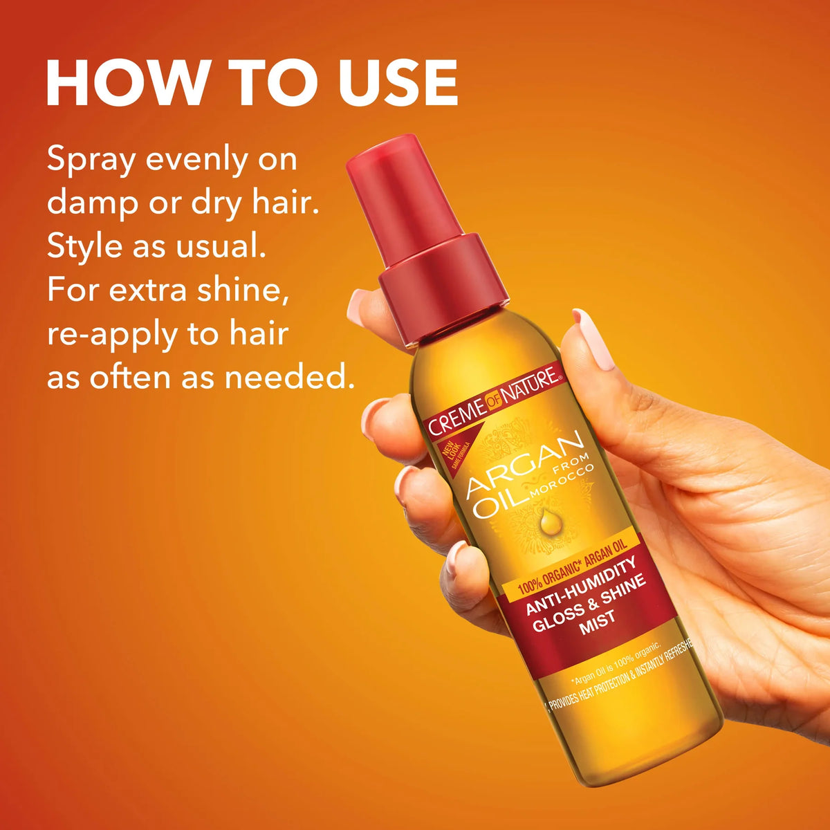 Creme Of Nature Argan Oil Anti-Humidity Gloss & Shine Mist