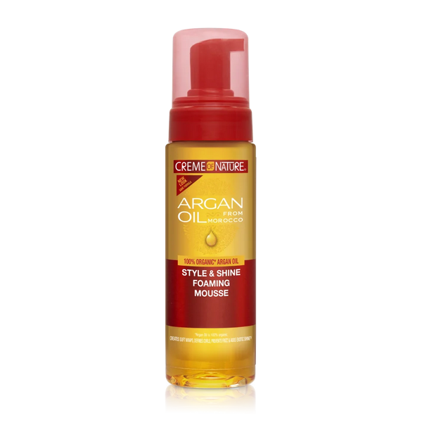Creme Of Nature Argan Style & Shine Foaming Mousse