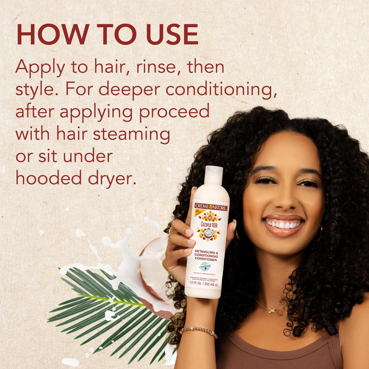 Creme Of Nature Coconut Milk Detangling & Conditioning Conditioner