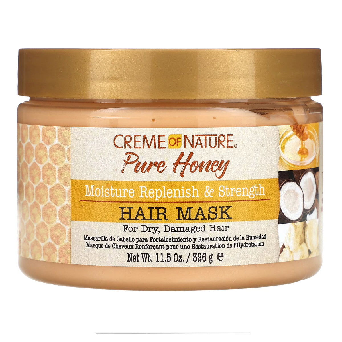 Creme Of Nature Pure Honey Moisture Replenish & Strength Hair Mask