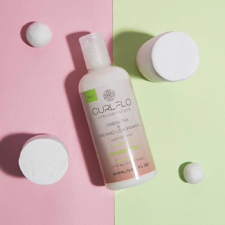 Curl Flo Green Tea And Organic Lemongrass Shampoo