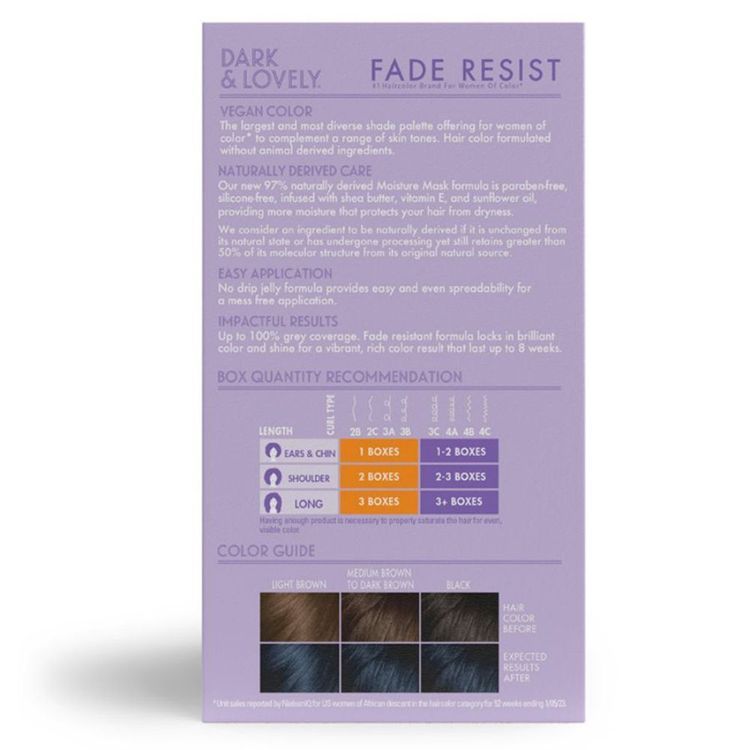 Dark and Lovely Fade Resistant Rich Conditioning Hair Color