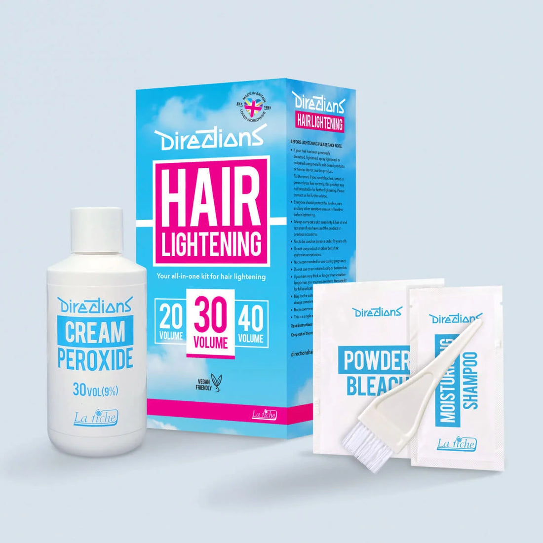 Directions Hair Lightening Kit 30 Volume