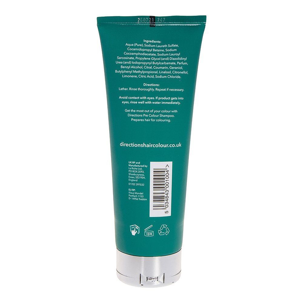 Directions Pre Colour Shampoo
