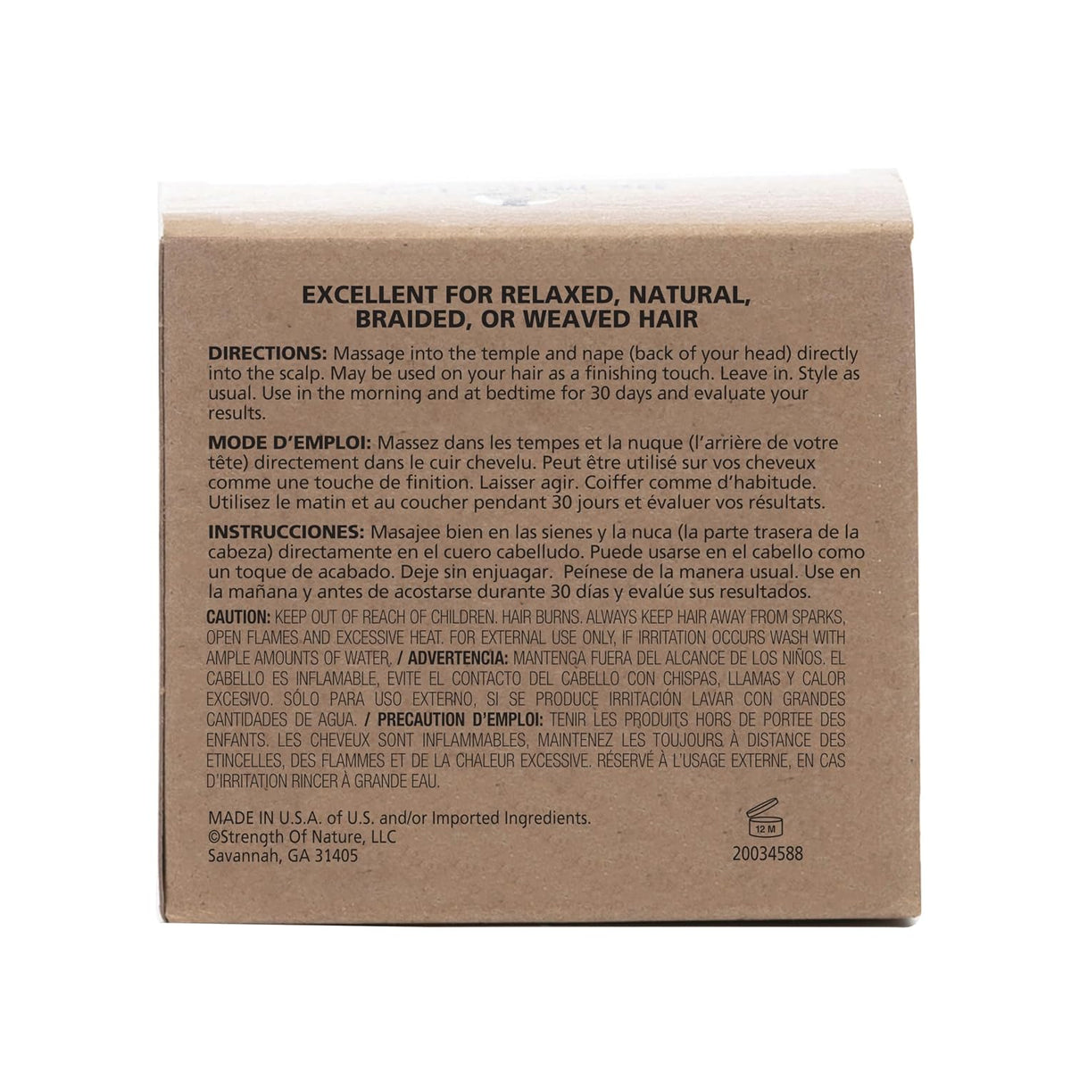 Dr. Miracle's Temple And Nape Gro Balm