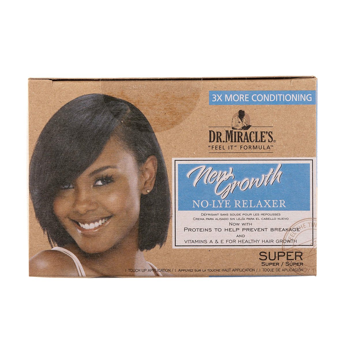 Dr. Miracle's New Growth Touch Up Application Relaxer Kit