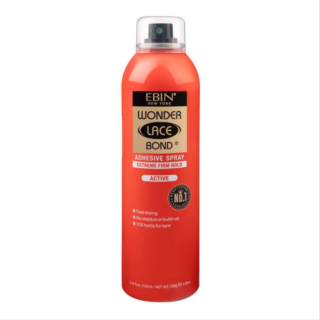 Ebin New York Wonder Lace Bond Adhesive Spray Extreme Firm Hold Active