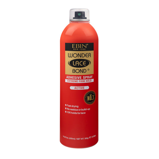 Ebin New York Wonder Lace Bond Adhesive Spray Extreme Firm Hold Active