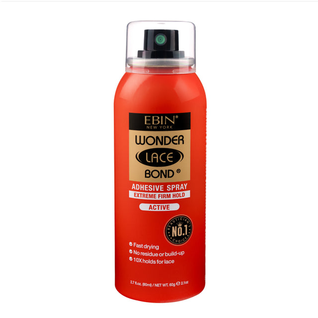 Ebin New York Wonder Lace Bond Adhesive Spray Extreme Firm Hold Active