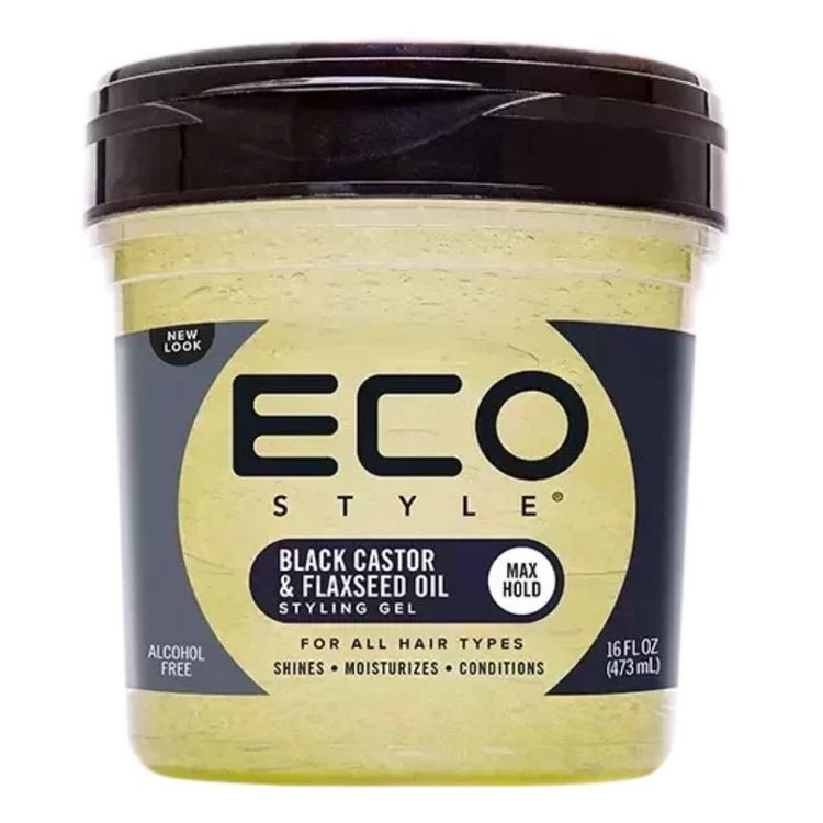 Eco Style Black Castor & Flaxseed Oil Styling Gel