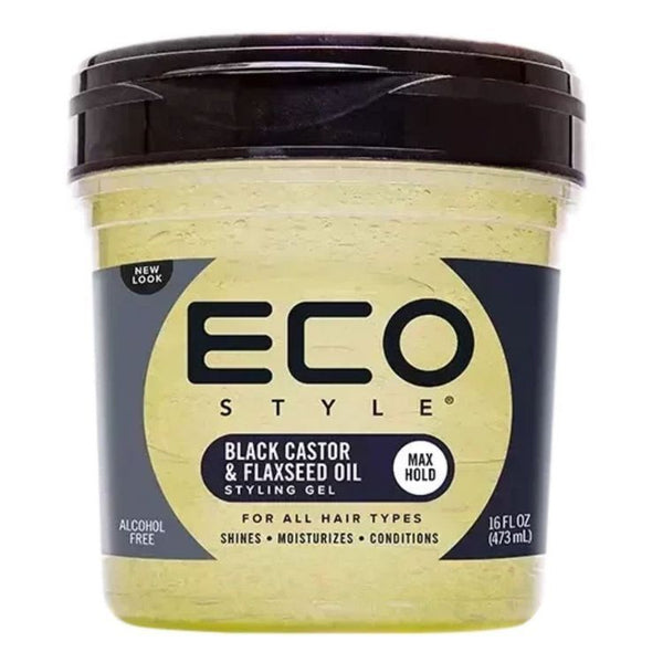 Eco Style Black Castor & Flaxseed Oil Styling Gel