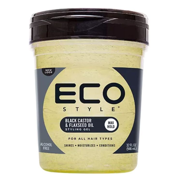 Eco Style Black Castor & Flaxseed Oil Styling Gel