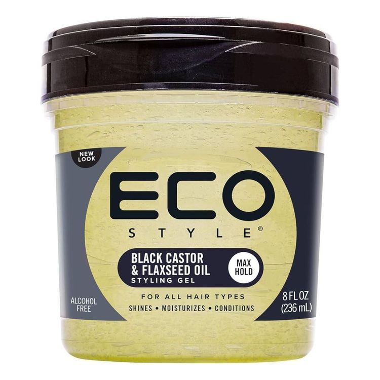 Eco Style Black Castor & Flaxseed Oil Styling Gel