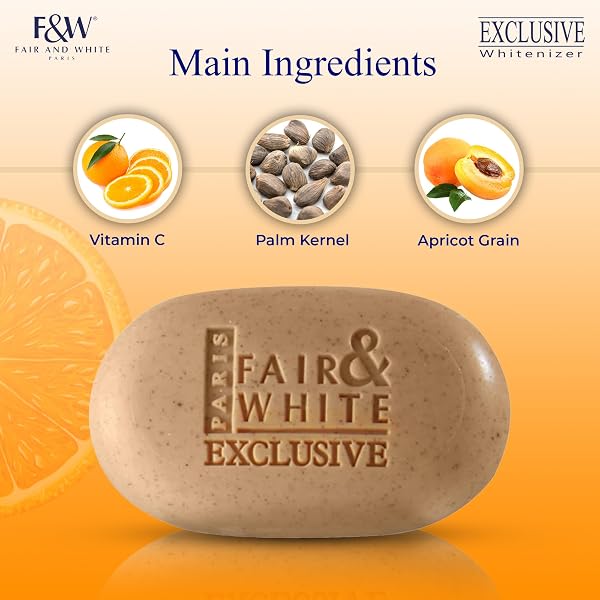 Fair & White Exclusive Whitenizer Exfoliating Soap With Vitamin C