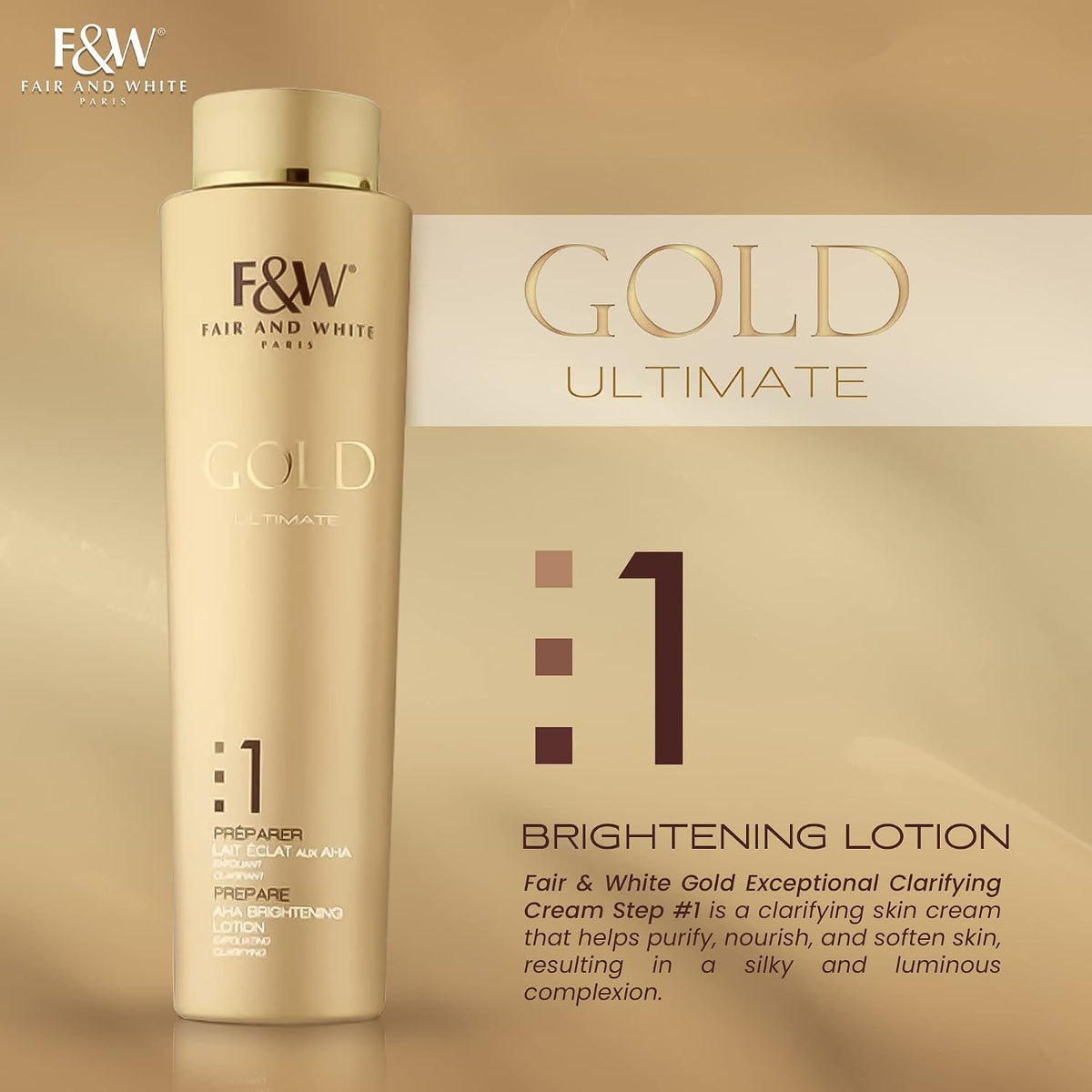 Fair & White Gold Aha Brightening Lotion