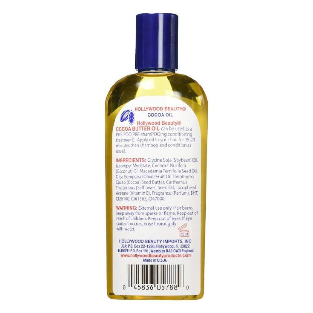 Hollywood Beauty Cocoa Butter Oil