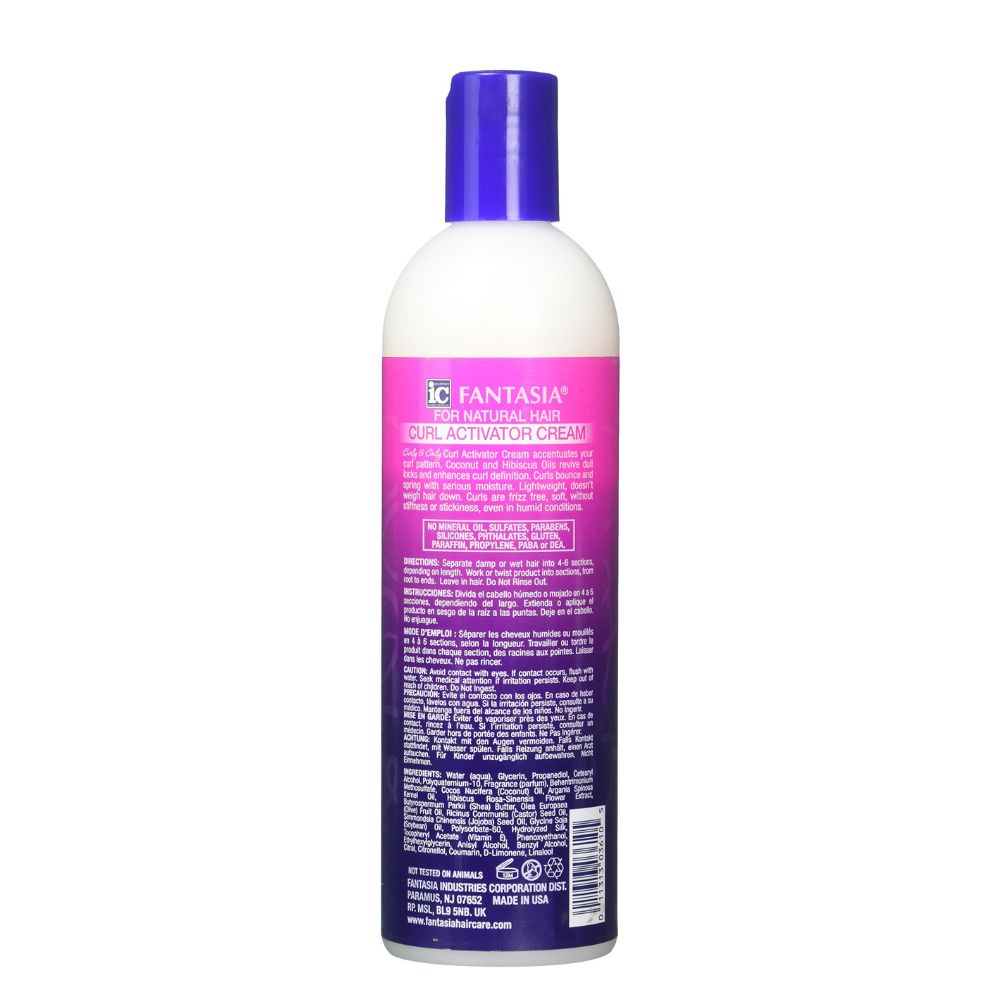 IC Fantasia Curly & Coily Curl Activator Cream