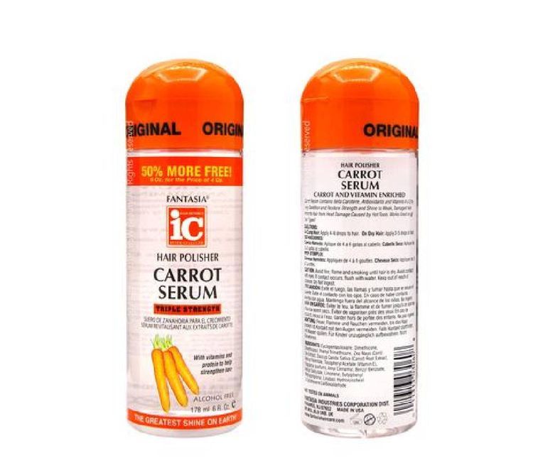 IC Fantasia Hair Polisher Carrot Growth Serum