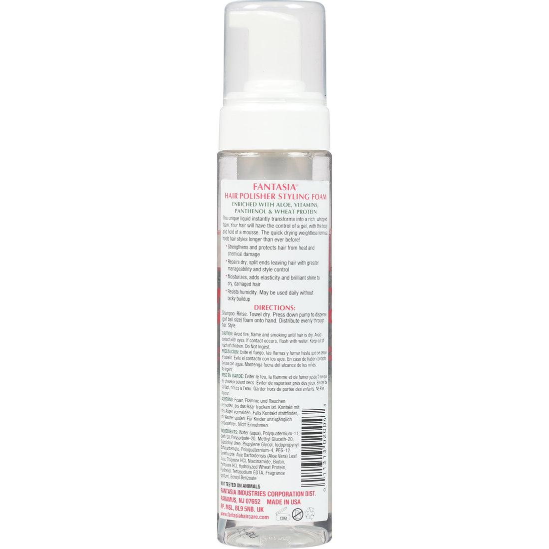 IC Fantasia Hair Polisher Styling Foam