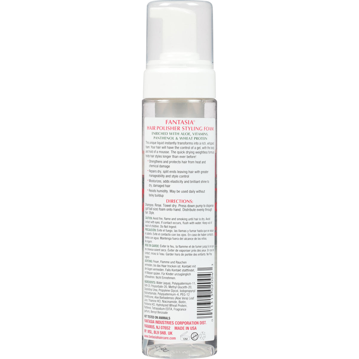 IC Fantasia Hair Polisher Styling Foam