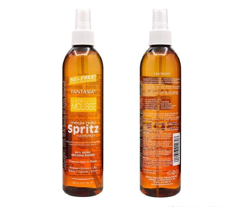 IC Fantasia Liquid Mousse Spray On Firm Control Styling Lotion