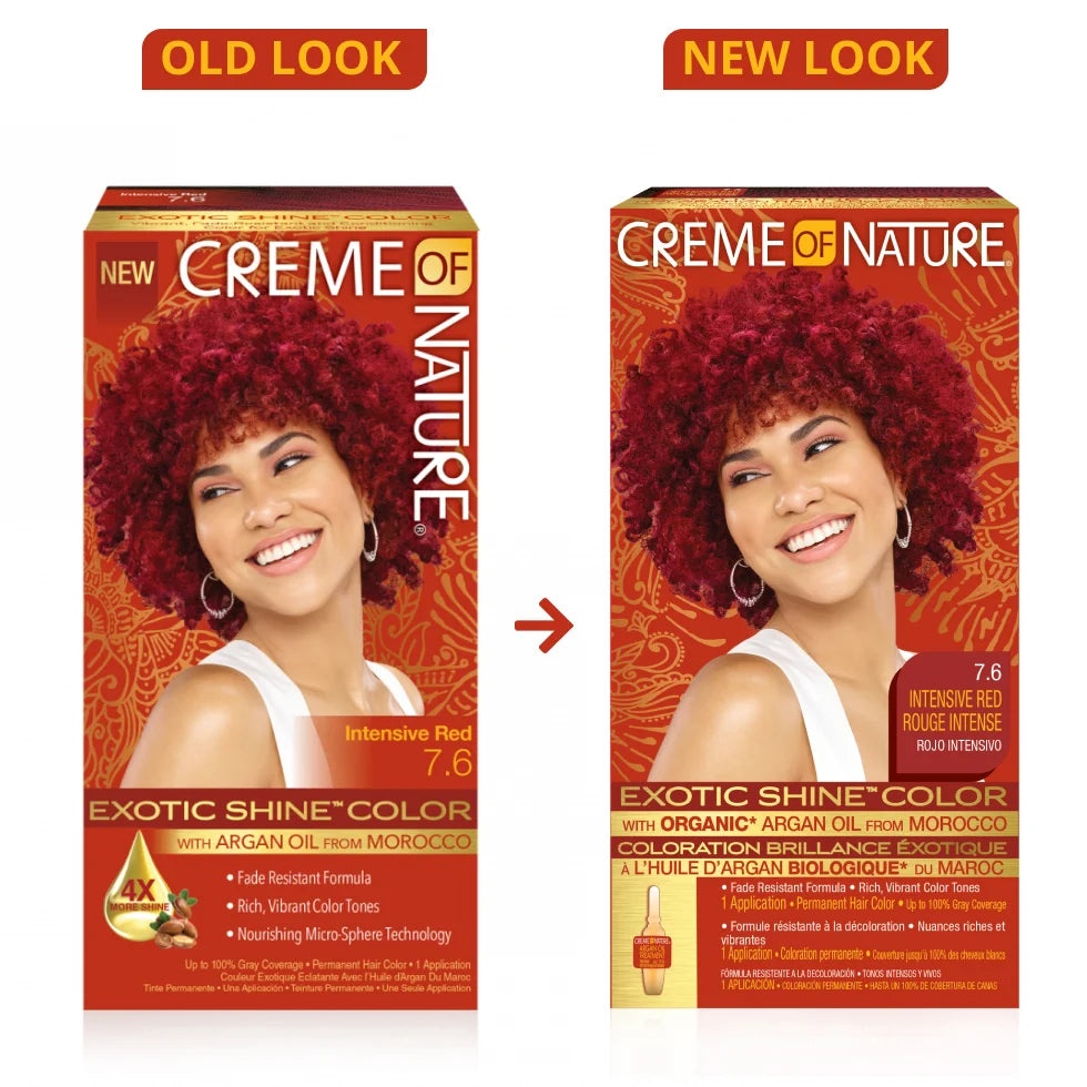 Creme Of Nature Exotic Shine Permanent Hair Colour With Argan Oil