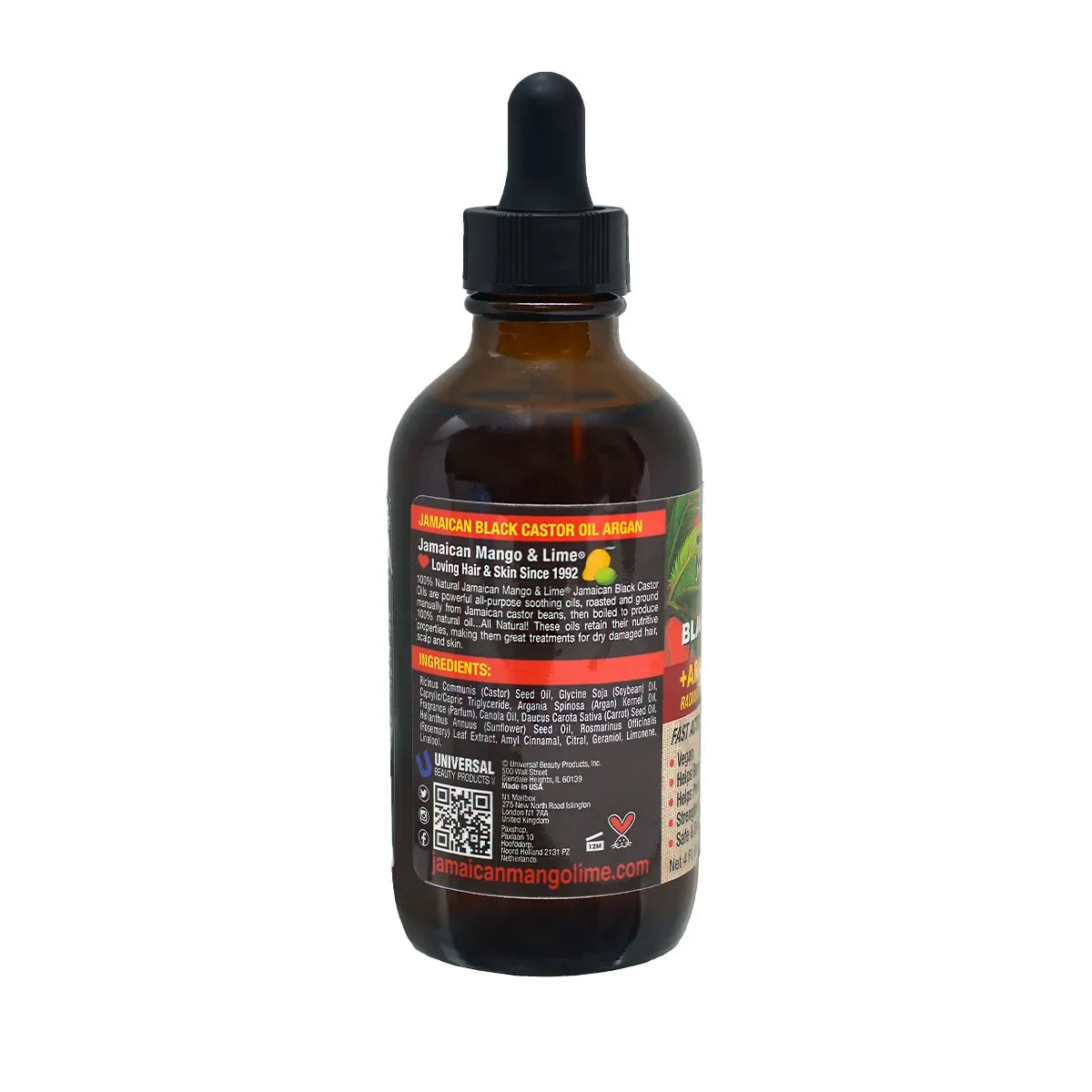 Jamaican Mango & Lime Black Castor Oil argan