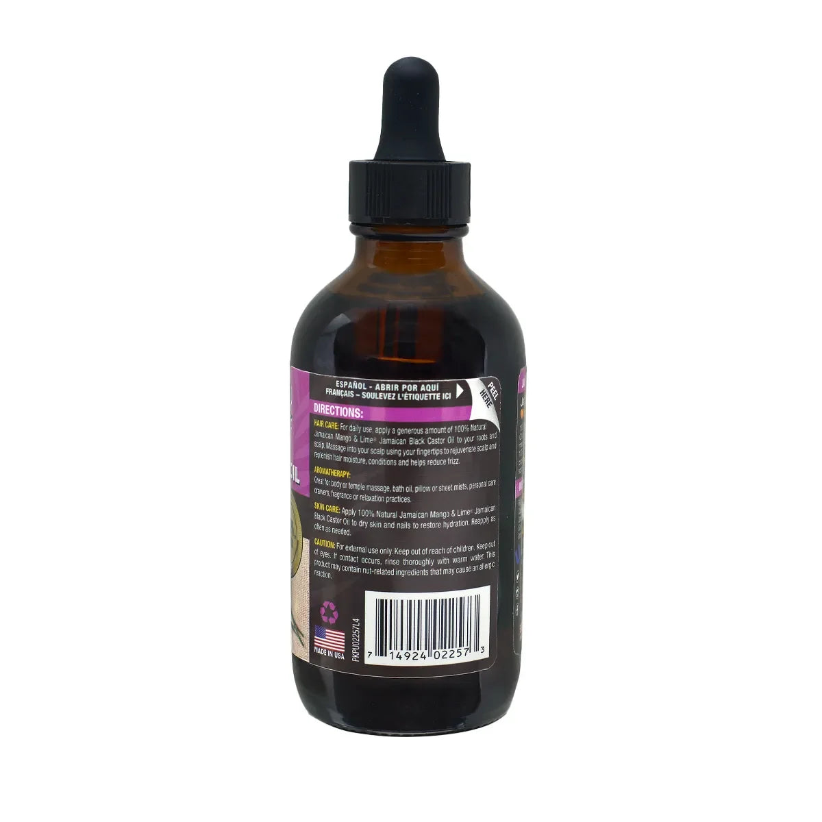 Jamaican Mango & Lime Black Castor Oil lavender
