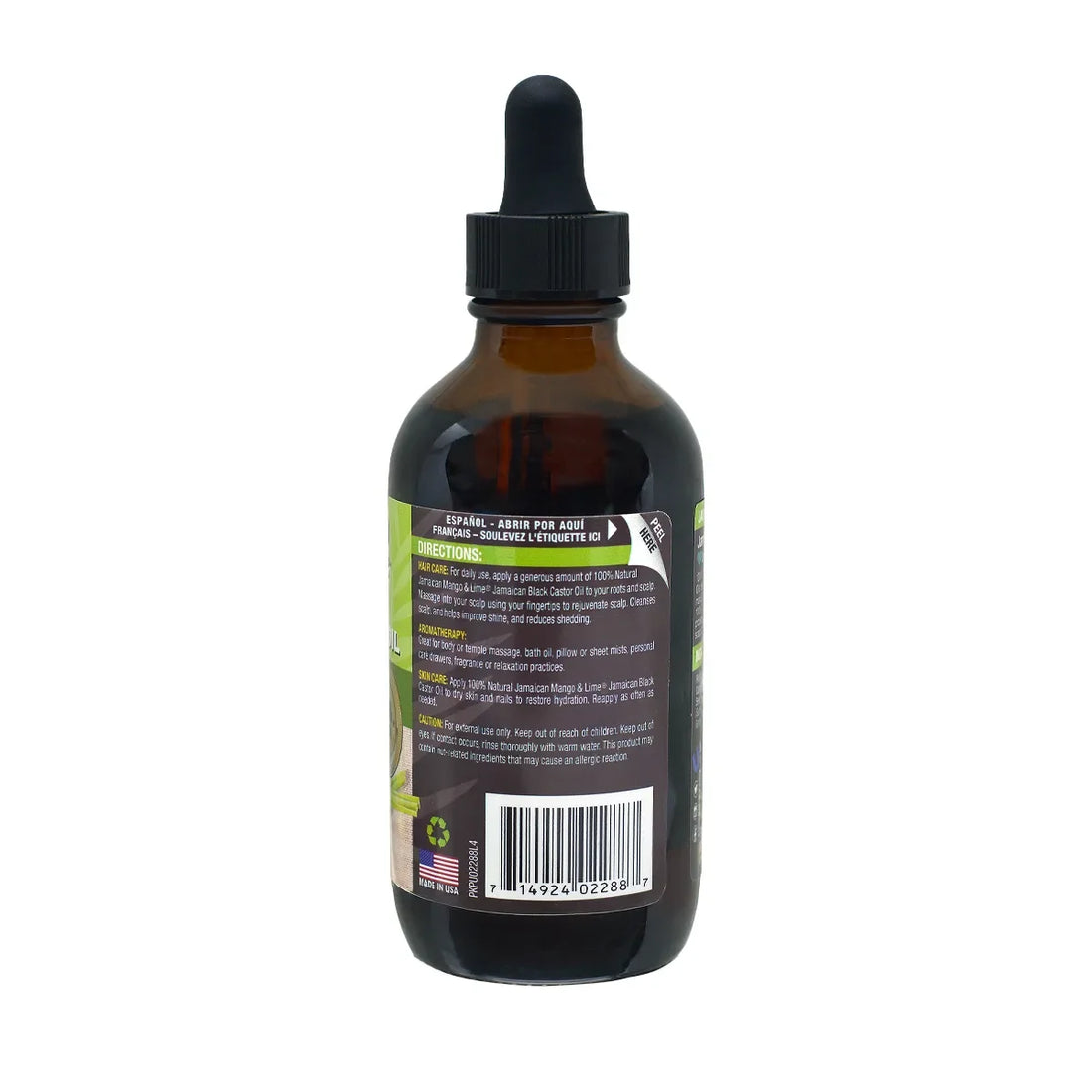 Jamaican Mango & Lime Black Castor Oil lemon Grass