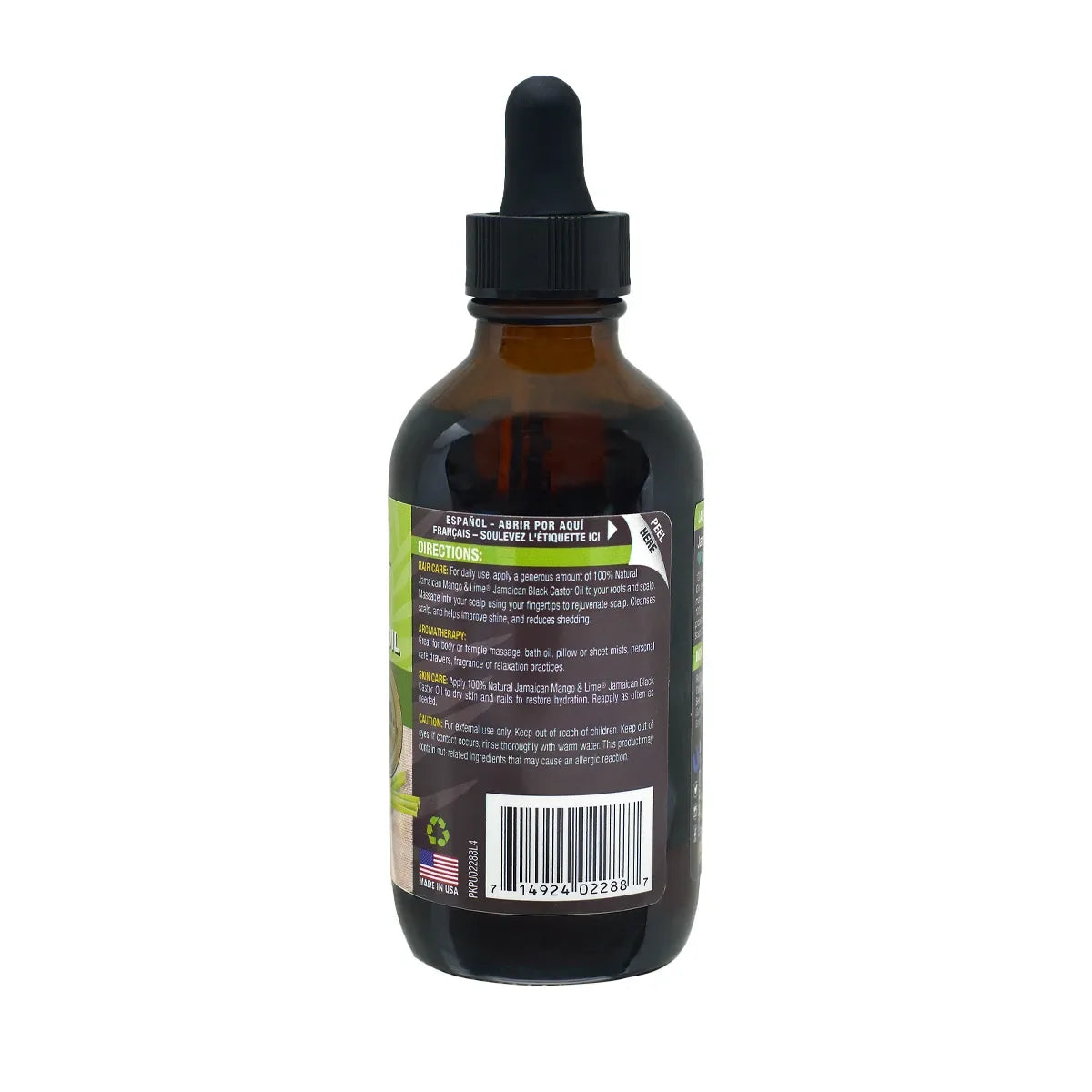 Jamaican Mango & Lime Black Castor Oil lemon Grass