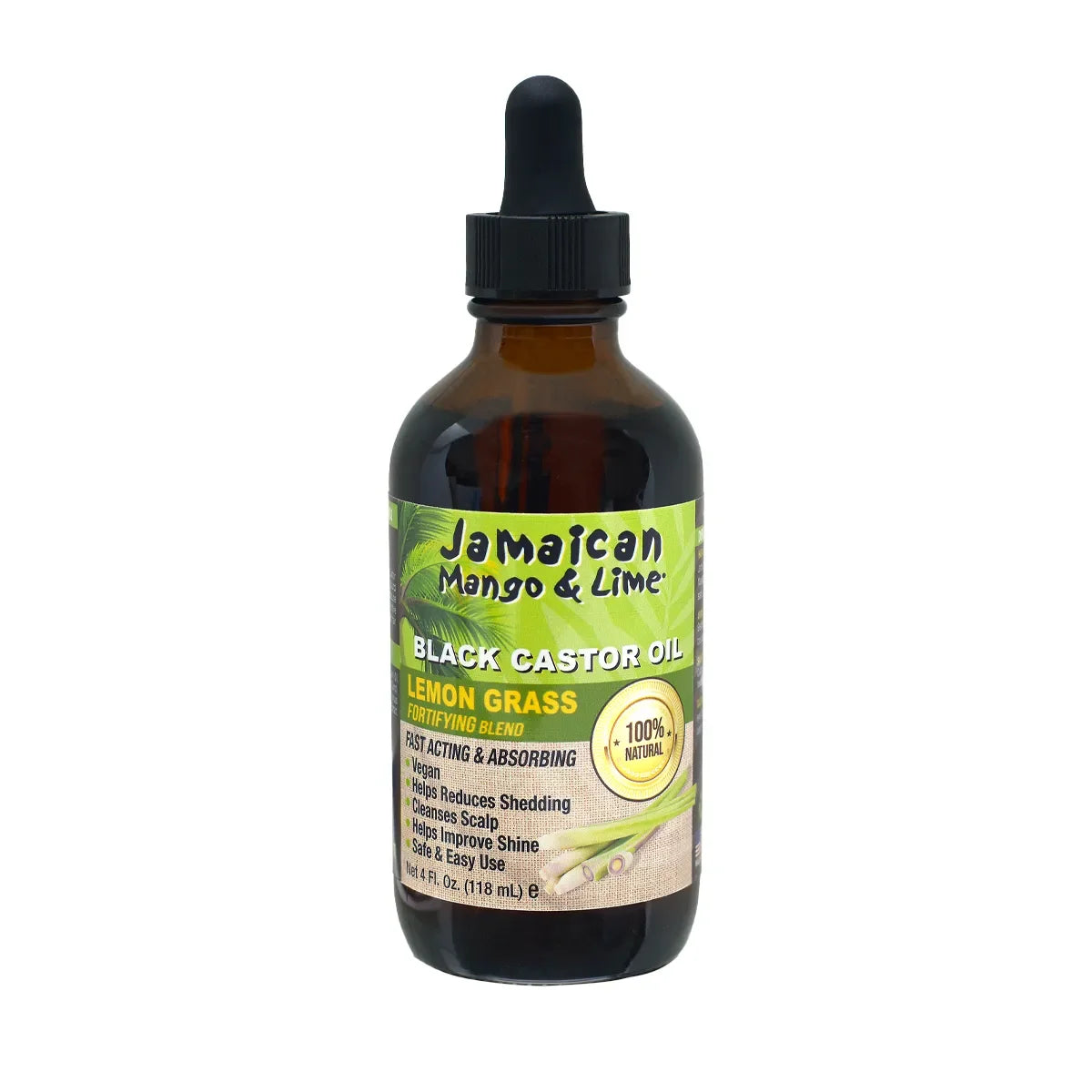 Jamaican Mango & Lime Black Castor Oil lemon Grass
