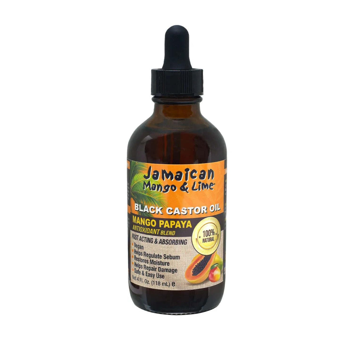 Jamaican Mango & Lime Black Castor Oil mango Papaya