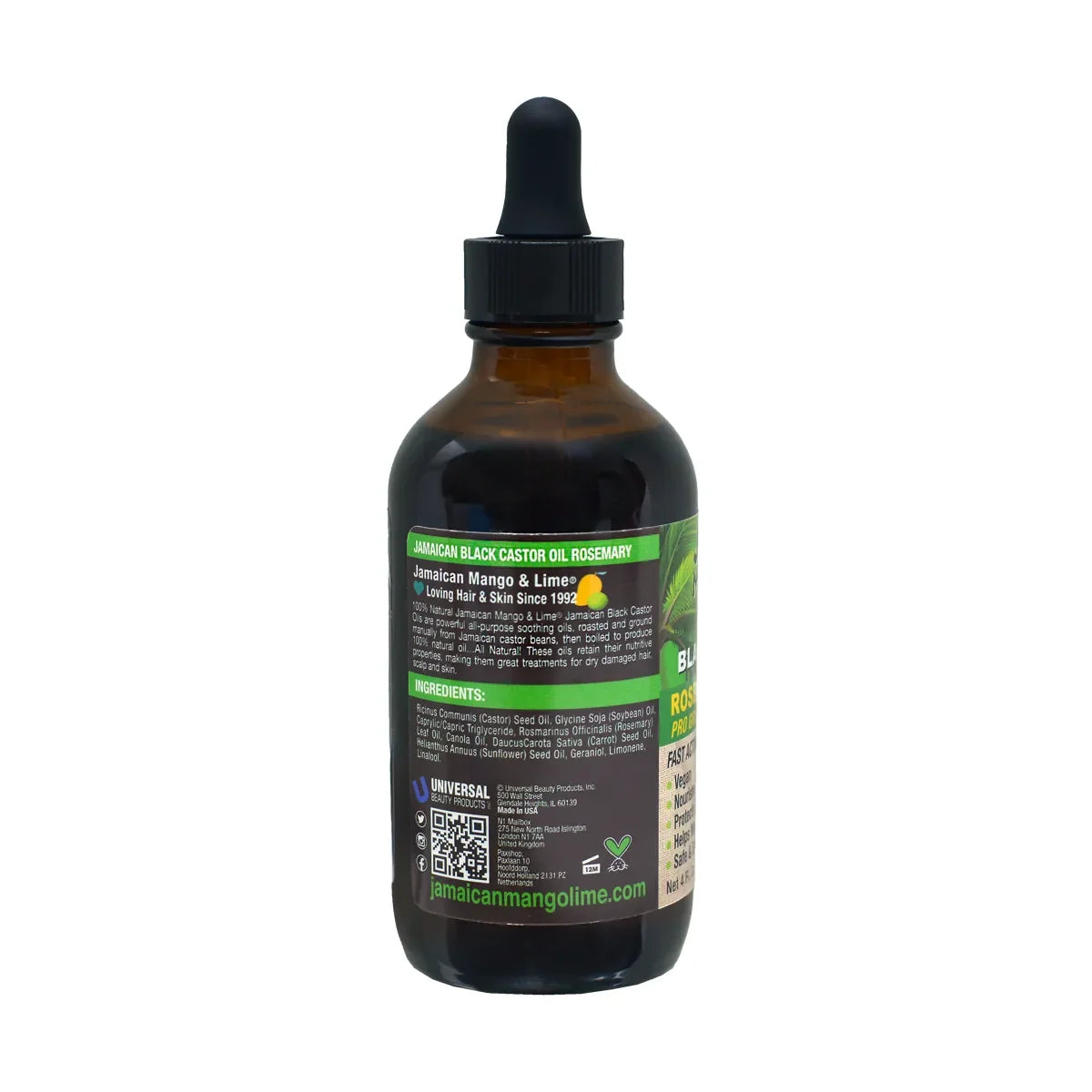 Jamaican Mango & Lime Black Castor Oil rosemary