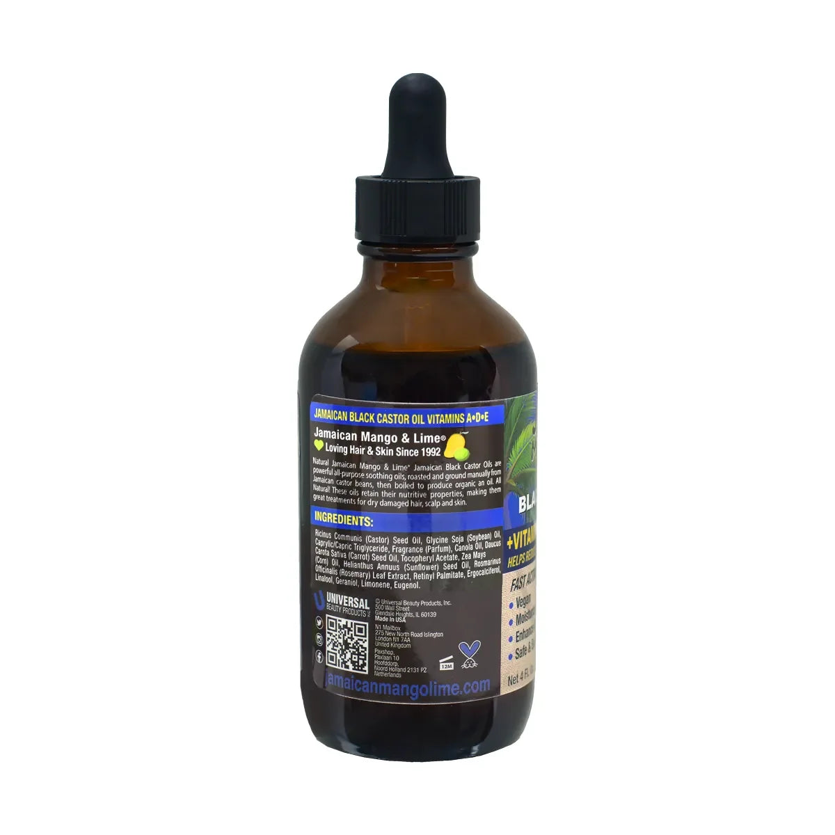 Jamaican Mango & Lime Black Castor Oil vitamin A D E