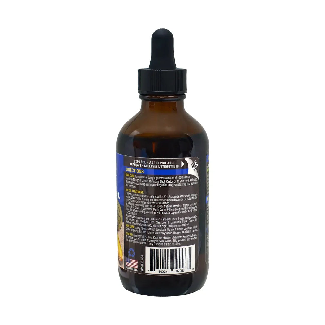 Jamaican Mango & Lime Black Castor Oil vitamin A D E