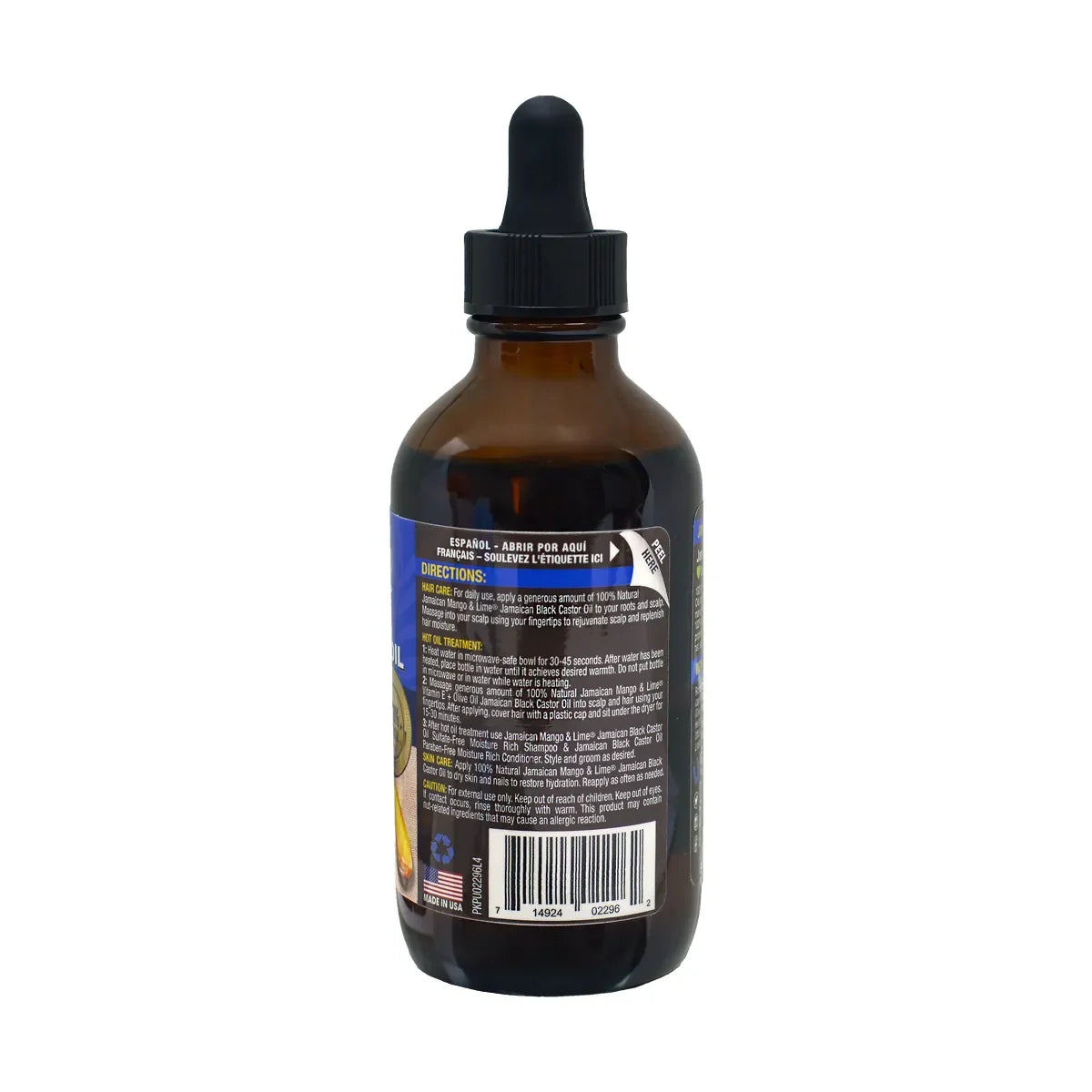 Jamaican Mango & Lime Black Castor Oil vitamin A D E
