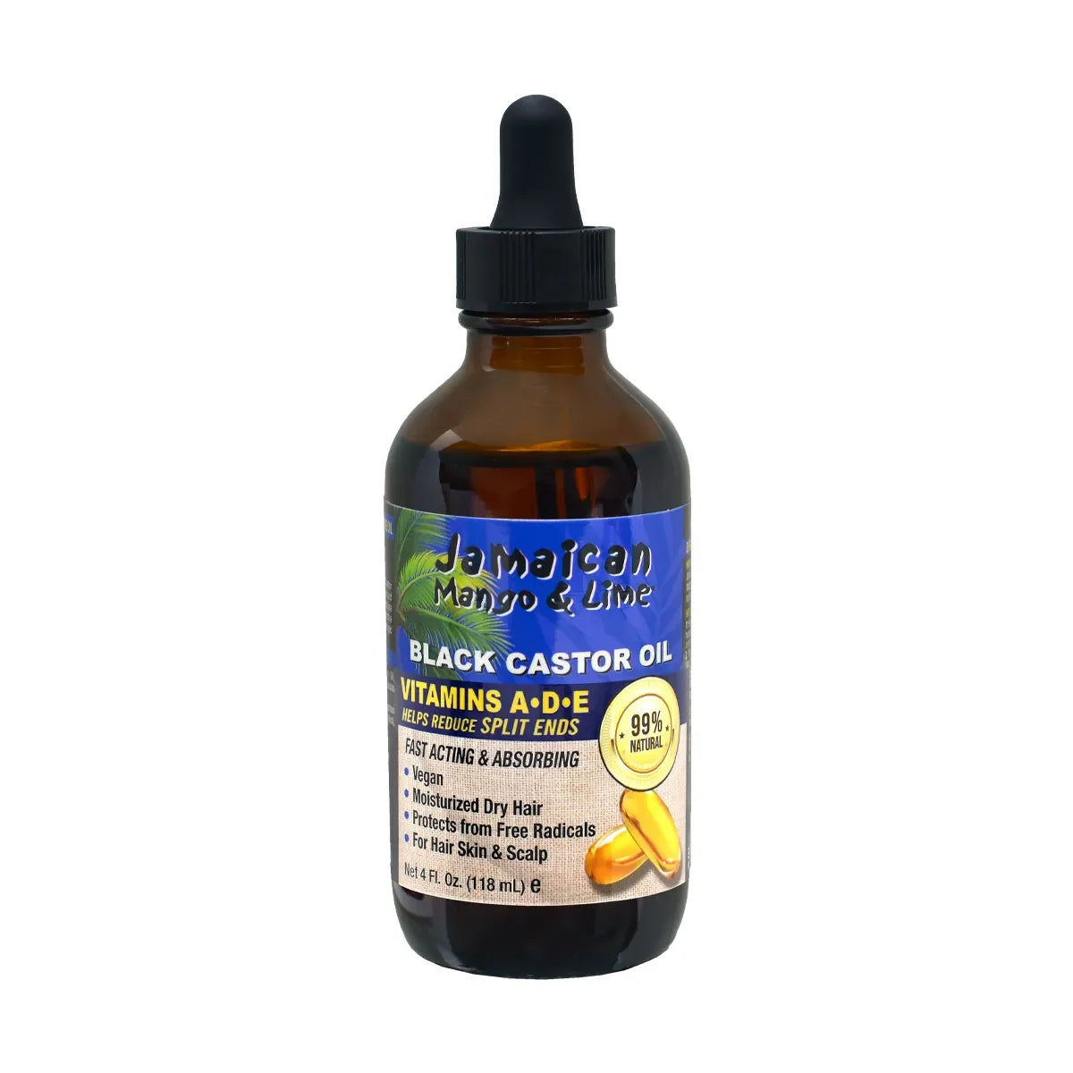 Jamaican Mango & Lime Black Castor Oil vitamin A D E