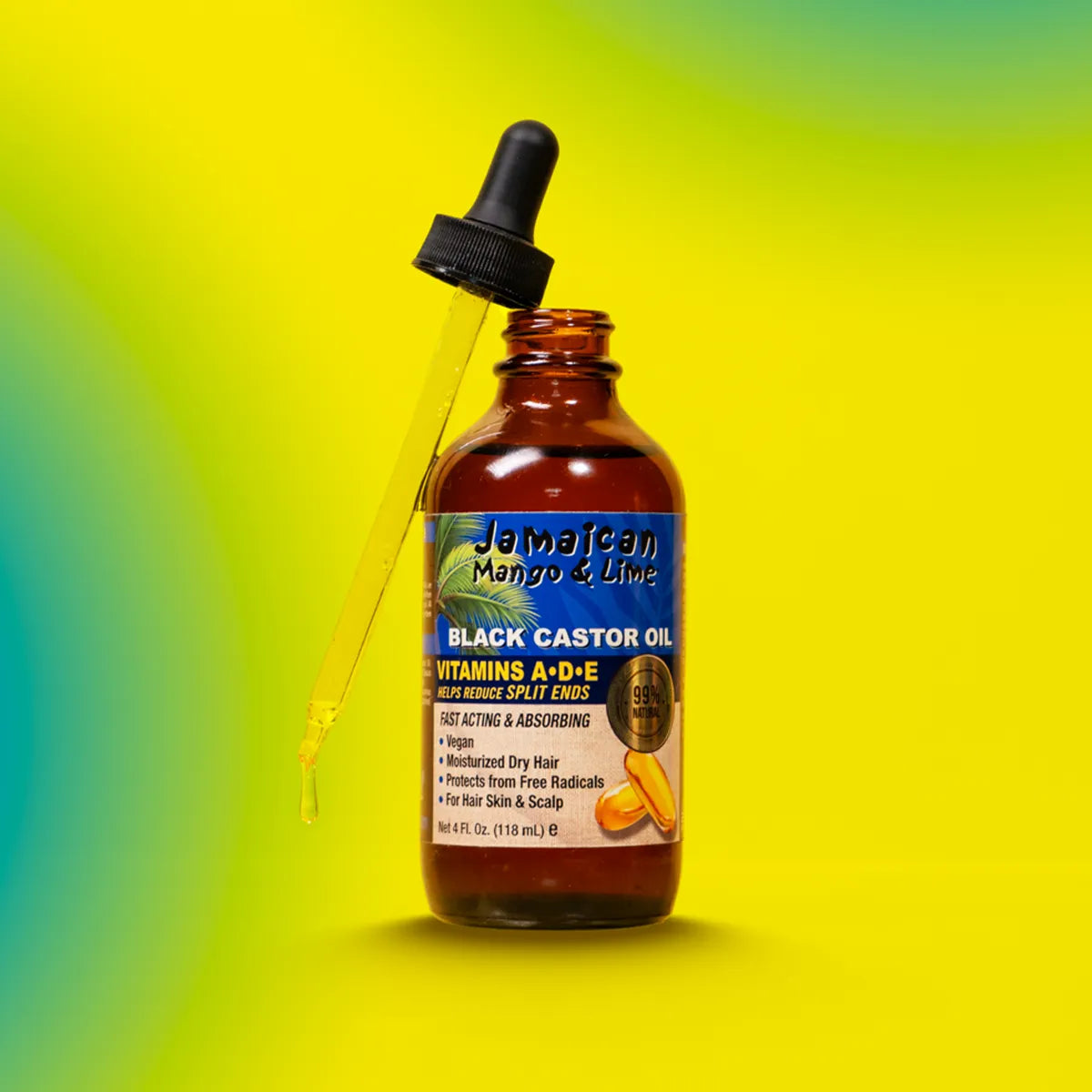 Jamaican Mango & Lime Black Castor Oil vitamin A D E