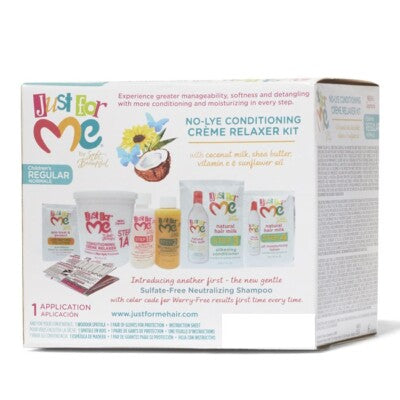 Just For Me No-lye Conditioning Créme Relaxer Kit