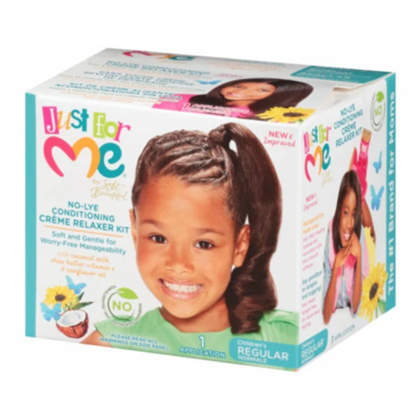 Just For Me No-lye Conditioning Créme Relaxer Kit