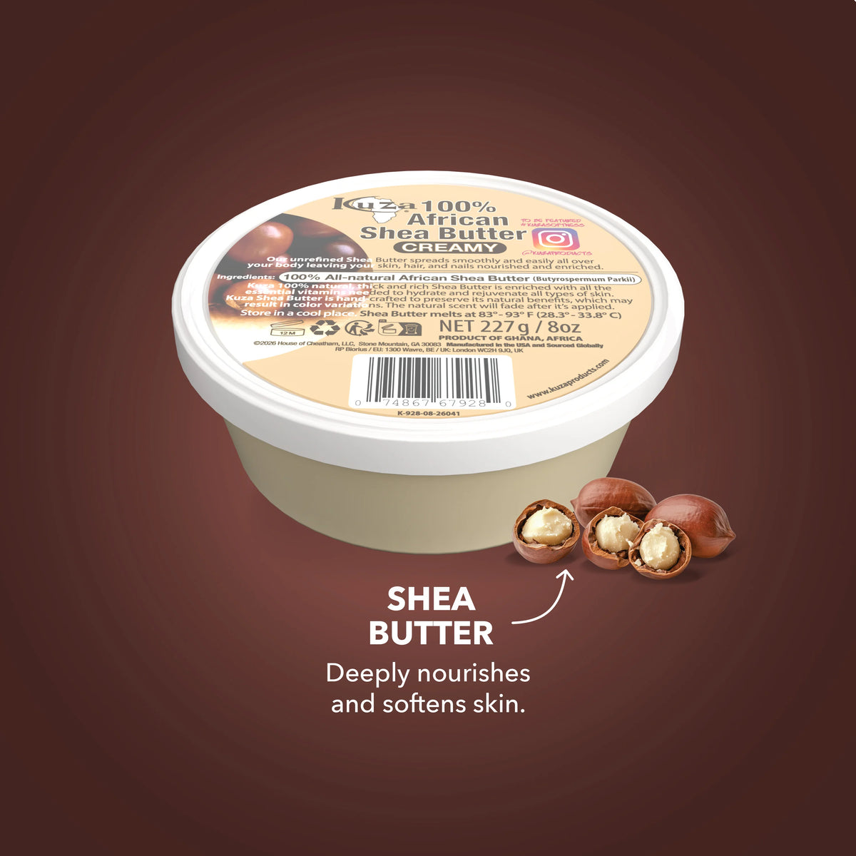 Kuza African Shea Butter White Creamy