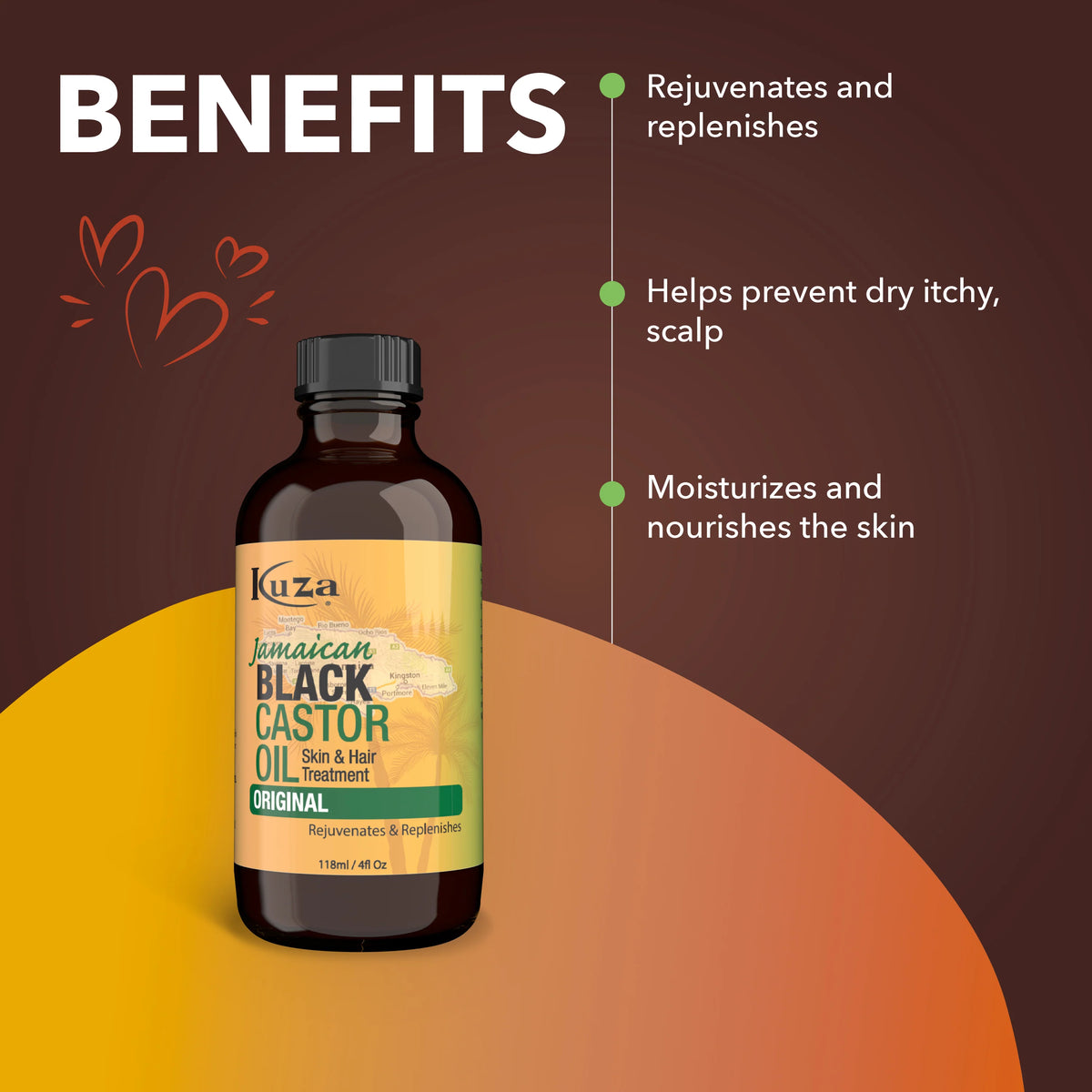Kuza Jamaican Black Castor Oil Original