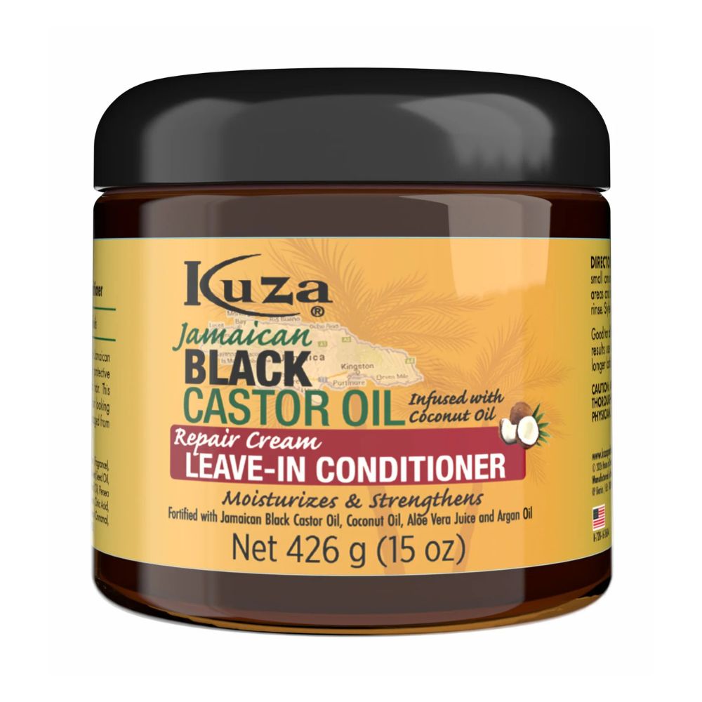 Kuza Naturals Jamaican Black Castor Oil Repair Cream Leave-In Conditioner