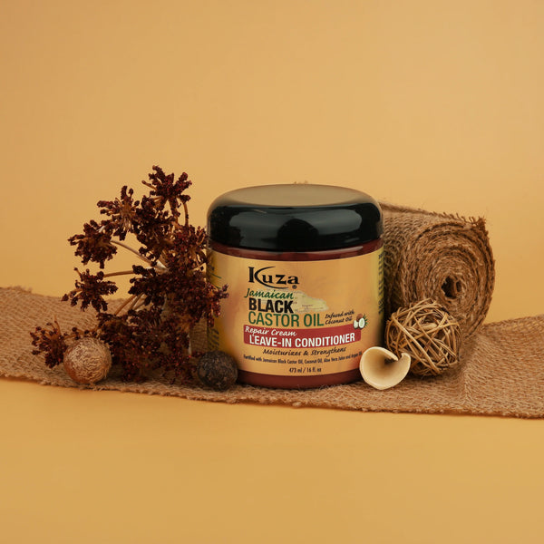 Kuza Naturals Jamaican Black Castor Oil Repair Cream Leave-In Conditioner