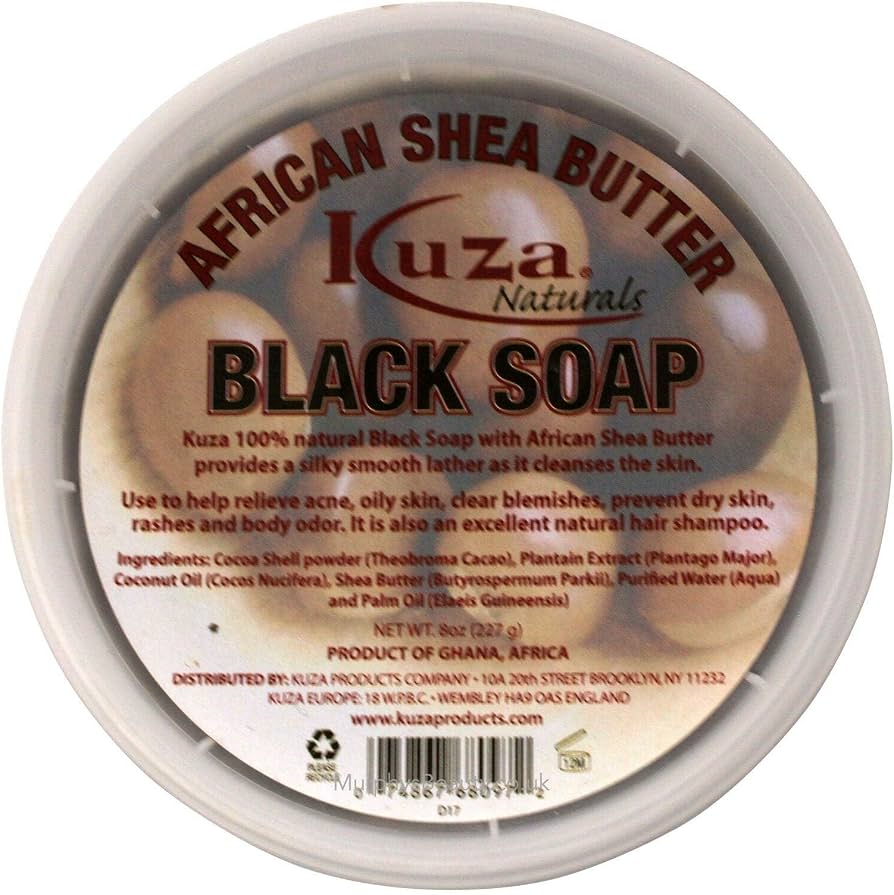 Kuza African Shea Butter Black Soap